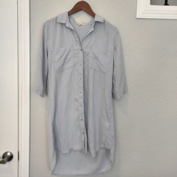 Cloth and stone button up dress - Picture 1 of 4